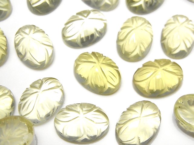 Cabochon, Lemon Quartz Gemstone Beads