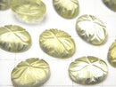 [Video] High Quality Lemon Quartz AAA Carved Oval Cabochon 14x10mm 1pc