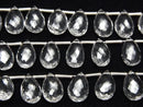 [Video] High Quality Crystal AAA Pear shape Faceted Briolette 11x7mm 1strand (8pcs)