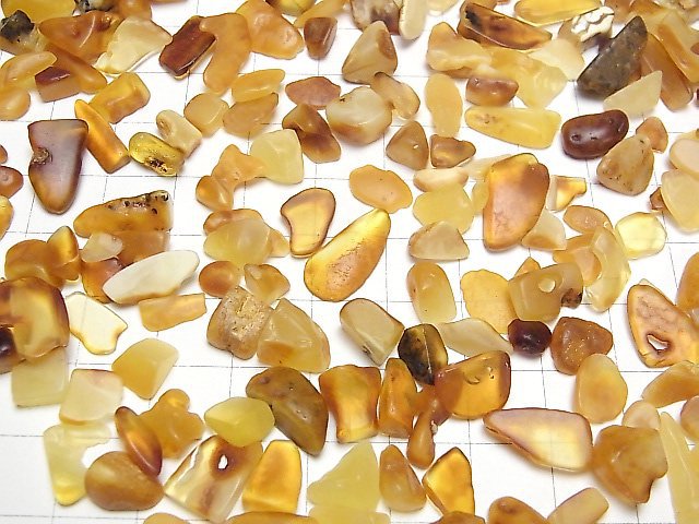 Baltic Amber Multicolor Undrilled Chips 100 Grams