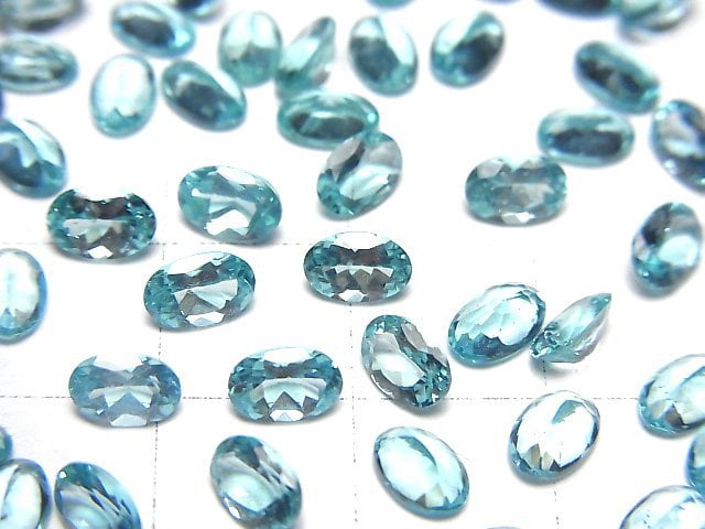 [Video] High Quality Apatite AAA Loose stone Oval Faceted 6x4mm 3pcs