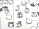 [Video]High Quality White Topaz AAA Loose stone Round Faceted 5x5mm 5pcs