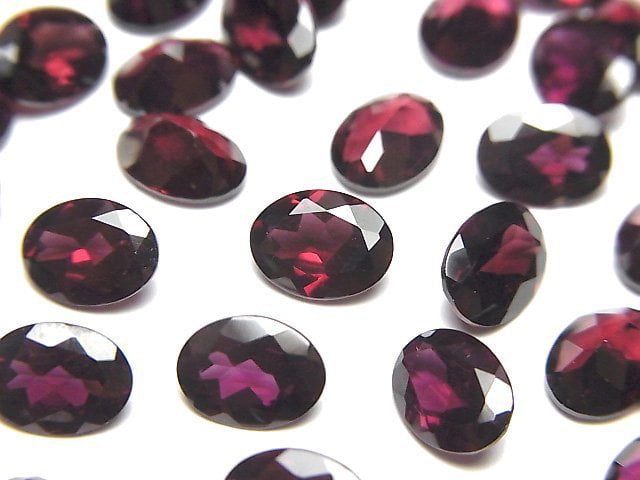 Garnet, Oval Gemstone Beads