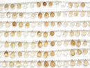 [Video] High Quality Brown Topaz AAA Drop Faceted Briolette half or 1strand beads (aprx.7inch / 18cm)