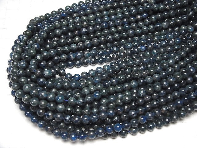 Blue Apatite AA+ Round 6mm 1strand beads (aprx.15inch / 38cm)