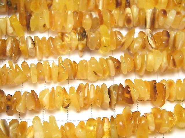 [Video] Baltic Amber Multicolor Chips (Small Nugget) 1strand beads (aprx.15inch / 36cm)