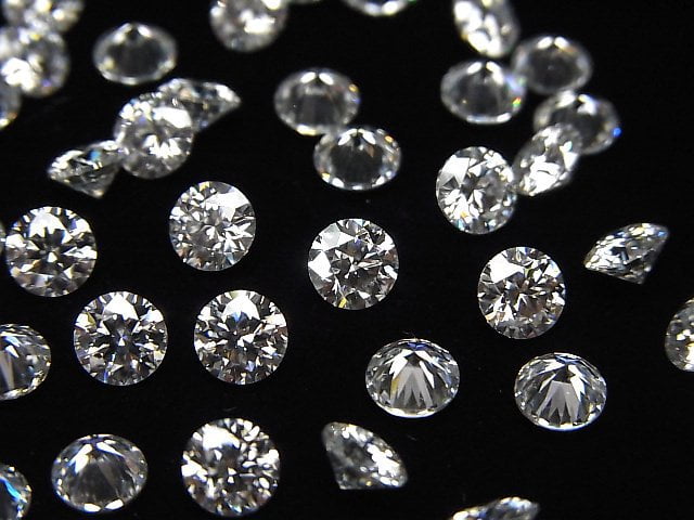 [Video] Moissanite AAA Loose stone Round Faceted 5x5mm [Clear] 1pc