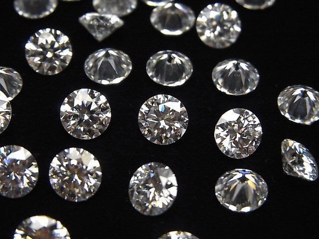 [Video] Moissanite AAA Loose stone Round Faceted 6x6mm [Clear] 1pc