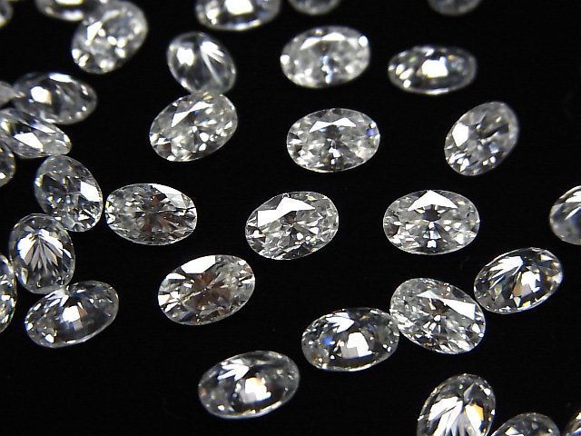 [Video] Moissanite AAA Loose stone Oval Faceted 6x4mm [Clear] 1pc