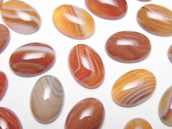 [Video] Carnelian ,Sardonyx Oval Cabochon 14x10mm 5pcs