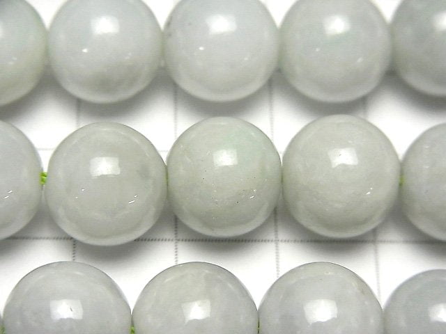 [Video] Burmese Jadeite AA++ Round 12mm 1/4 or 1strand beads (aprx.15inch/37cm)