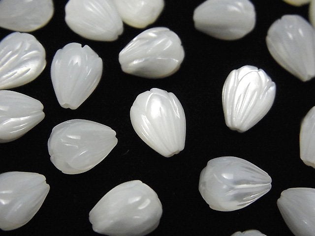 Flower, Mother of Pearl (Shell Beads) Pearl & Shell Beads