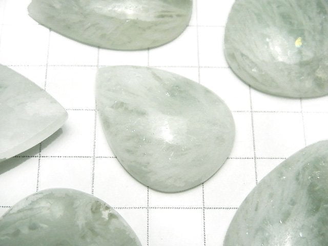 Angel Feather Fluorite Green Cabochon 1pc