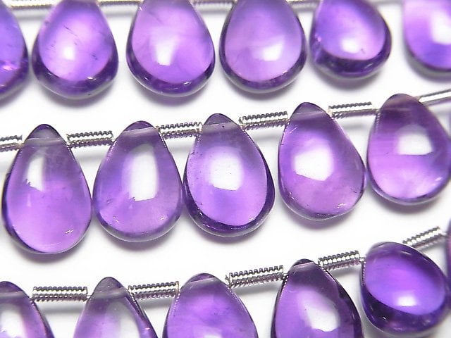 Amethyst, Pear Shape Gemstone Beads