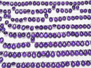 [Video] High Quality Amethyst AAA Pear shape (Smooth) half or 1strand beads (aprx.7inch / 18cm)
