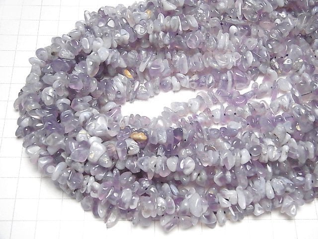 Natural Color Purple Chalcedony AA+ Chips (Small Nugget ) 1strand beads (aprx.15inch/38cm)