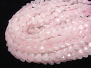 [Video] Rose Quartz AA+ Vertical Hole Heart 14x14x6mm half or 1strand beads (aprx.14inch / 35cm)
