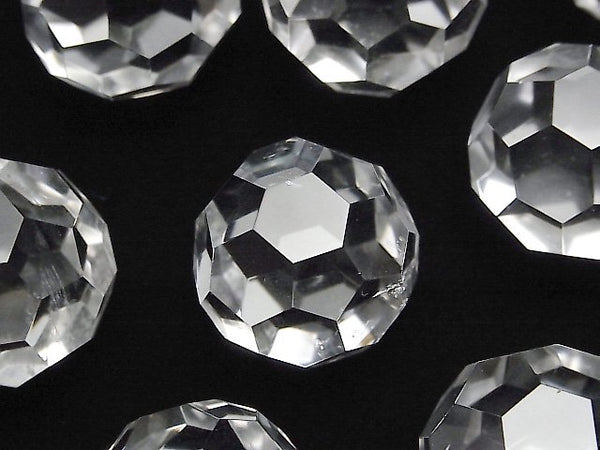 [Video] Crystal AAA- "Buckyball" Faceted Round 25mm 1pc