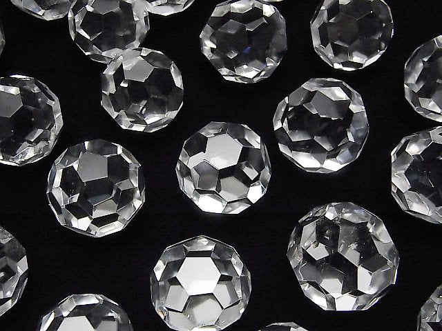 [Video] Crystal AAA- "Buckyball" Faceted Round 25mm 1pc