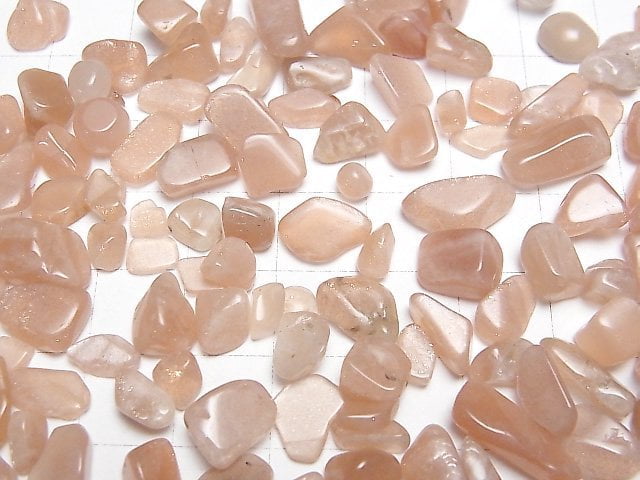 Orange Moonstone AA++ Undrilled Chips 100 grams