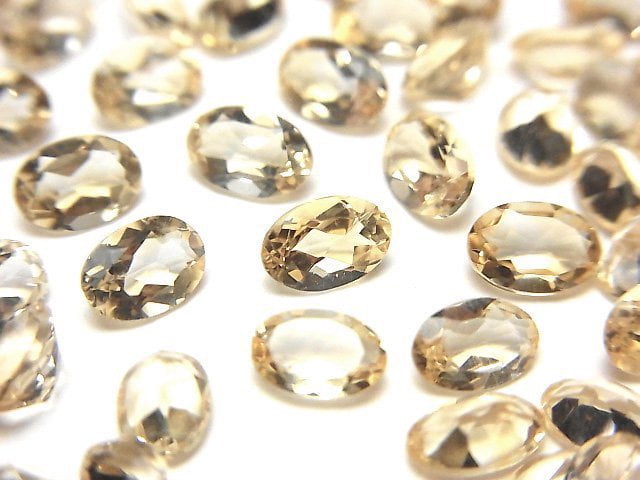 Citrine, Oval Gemstone Beads