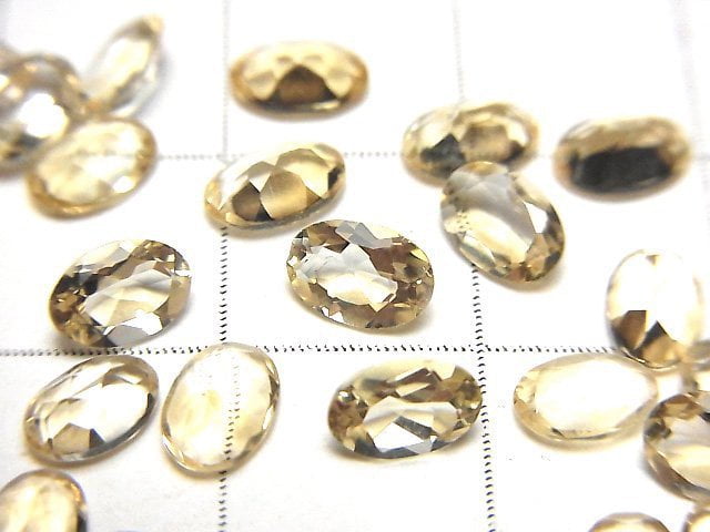 [Video] High Quality Citrine AAA Loose stone Oval Faceted 6x4mm 10pcs