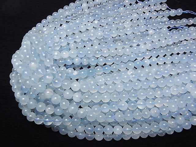 [Video] Aquamarine AA++ Round 8mm 1strand beads (aprx.15inch / 37cm)