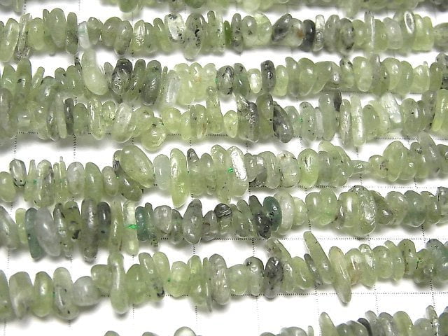 [Video] Green Kyanite AA Chips (Small Nugget) 1strand beads (aprx.15inch / 37cm)