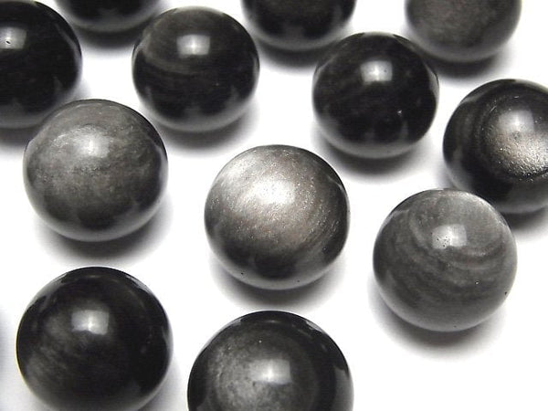 Obsidian, Round Gemstone Beads