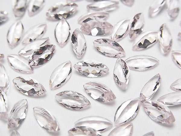 [Video] High Quality Morganite AAA Loose stone Marquise Faceted 8x4mm 1pc