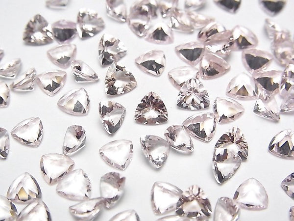 Morganite, Triangle Gemstone Beads