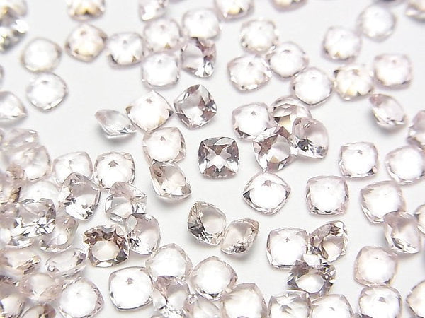 Morganite, Square Gemstone Beads