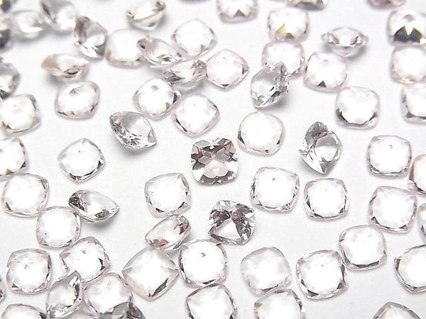 Morganite, Square Gemstone Beads