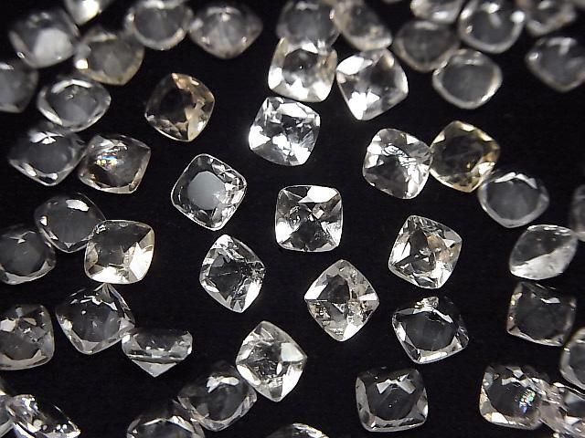 [Video]High Quality Morganite AAAA Loose stone Square Faceted 5x5mm 1pc