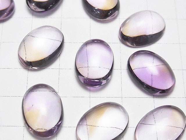 [Video] High Quality Ametrine AA+ Oval Cabochon 18x13mm 1pc