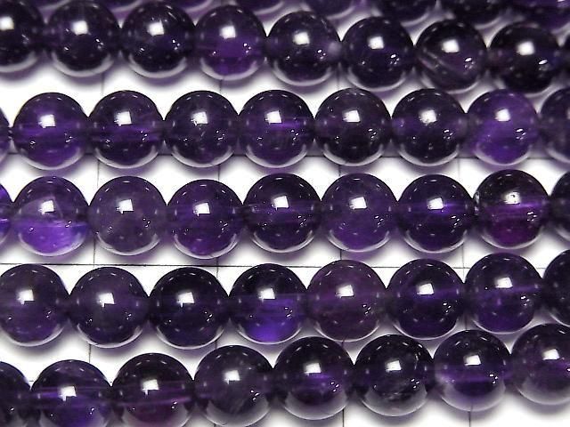 [Video] Amethyst AA++ Round 6mm 1-strand beads (approx. 15 inches/37 cm)