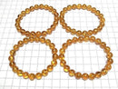 [Video] Baltic Amber Round 8.5mm Light Brown Bracelet