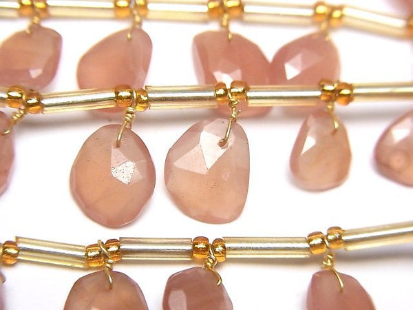 Free Form, Rhodochrosite, Rose Gemstone Beads