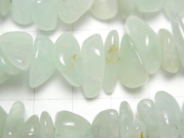 [Video] Pastel Color Prehnite AA+ Chips (Small Nugget) 1strand beads (aprx.15inch / 38cm)