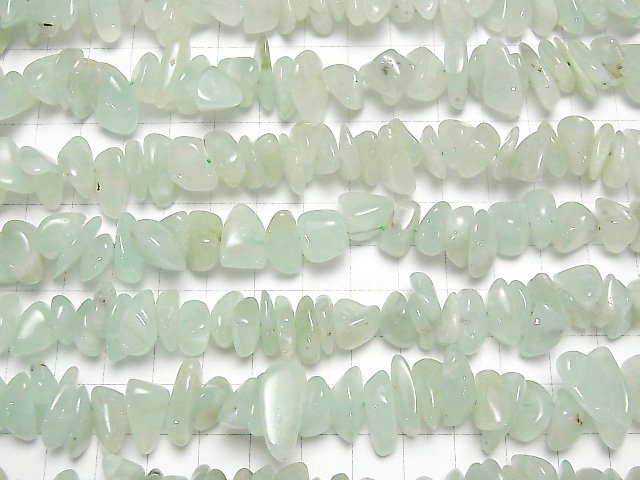 [Video] Pastel Color Prehnite AA+ Chips (Small Nugget) 1strand beads (aprx.15inch / 38cm)