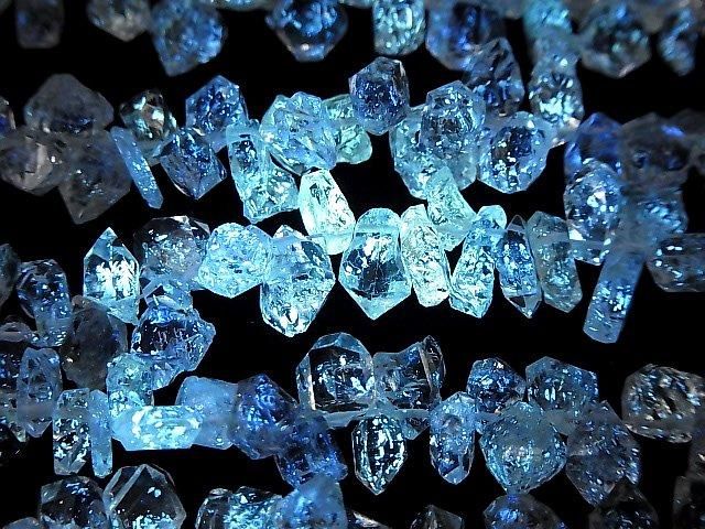 [Video] Pakistan Oil in Quartz Rough Rock Top Side Drilled Hole Half or 1strand beads (aprx.15inch/38cm)