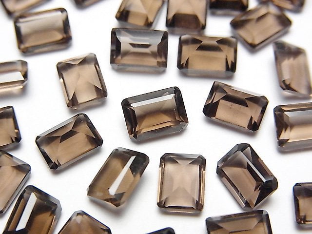 Rectangle, Smoky Quartz Gemstone Beads