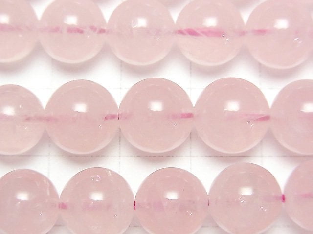 [Video] Madagascar Deep Rose Quartz AA++ Round 10mm half or 1strand beads (aprx.15inch/37cm)