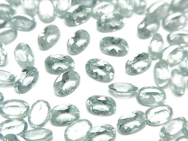 [Video] High Quality Sky Kyanite AAA Loose Stone Oval Faceted 6x4mm 2pcs