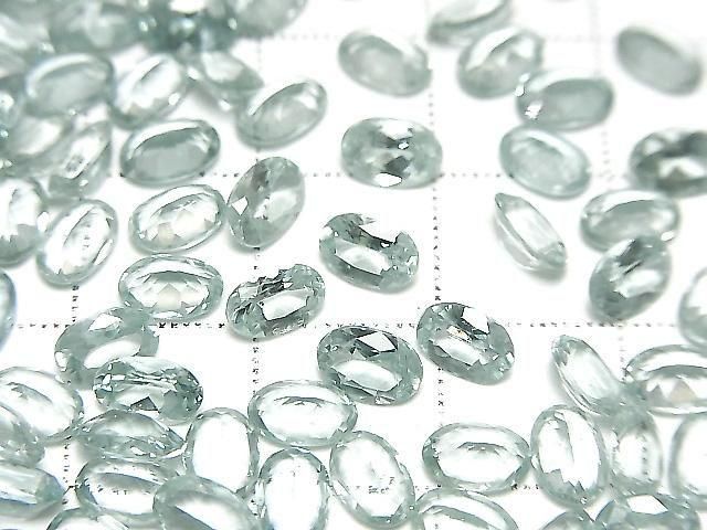 [Video] High Quality Sky Kyanite AAA Loose Stone Oval Faceted 6x4mm 2pcs