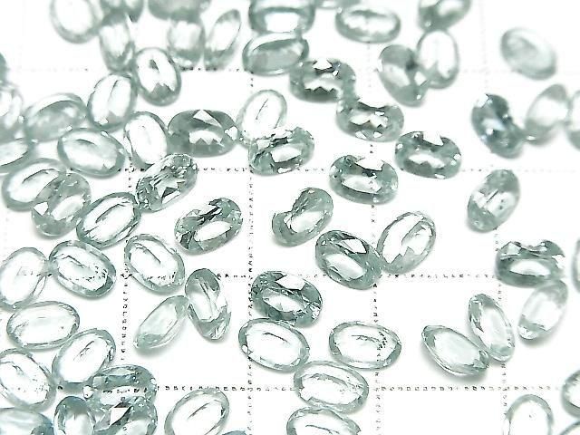 [Video] High Quality Sky Kyanite AAA Loose Stone Oval Faceted 6x4mm 2pcs