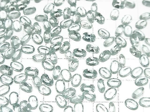 [Video] High Quality Sky Kyanite AAA Loose Stone Oval Faceted 6x4mm 2pcs