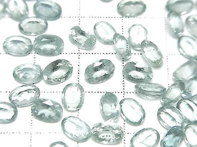 [Video] High Quality Sky Kyanite AAA Loose Stone Oval Faceted 7x5mm 1pc