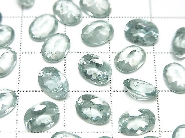 [Video] High Quality Sky Kyanite AAA Loose Stone Oval Faceted 8x6mm 1pc