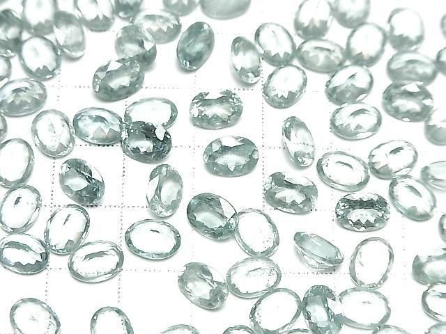 [Video] High Quality Sky Kyanite AAA Loose Stone Oval Faceted 8x6mm 1pc